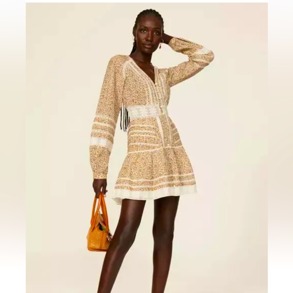 Veronica Beard Stone Multi Addilyn Dress 0 NWOT (flawed)